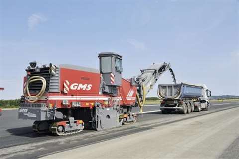 Reconstruction of the surface course at Büchel Air Base was completed using equipment from Wirtgen g