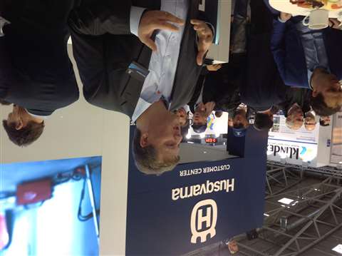 Henric Andersson, president of construction products at Husqvarna
