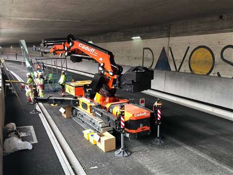 Jekko crane on site