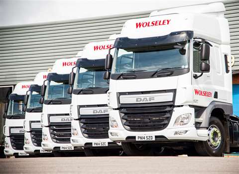 Wolseley has fitted tracker devices to its entire distribution centre fleet