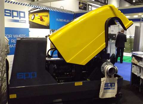 SPP presented the new E Series autoprime pump at the Flood Defence Forum.