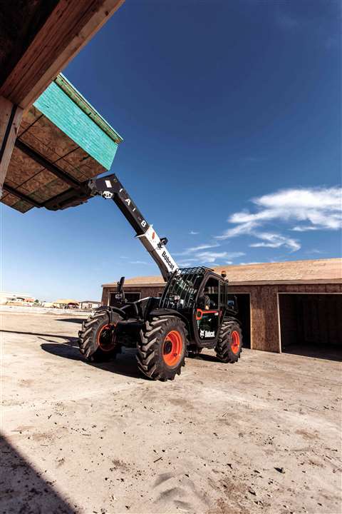 Bobcat's new V519 telehandler.