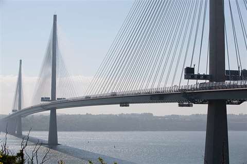 Queensferry Bridge in Scotland,UK Queensferry Bridge in Scotland, UK