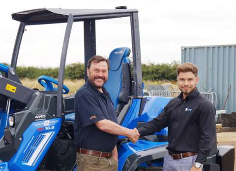 Graham Crisp (l) GT Trax financial director with Cumberland Platform’s Josh Wall