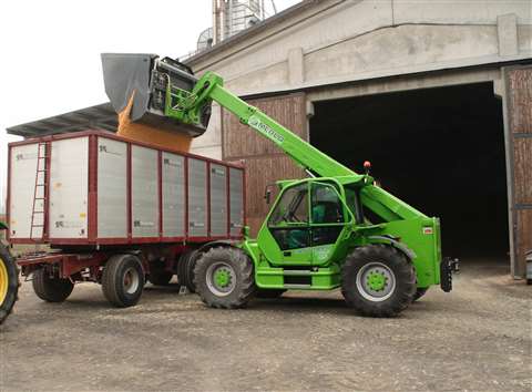 Merlo has expanded its fleet of telehandlers by introducing the Panoramic 55.9CS 