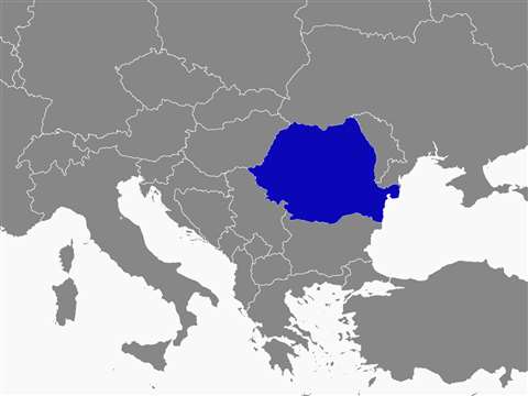 Romania map