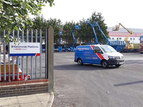 Nationwide Platfrom's new depot in Didcot, Oxfordshire, UK