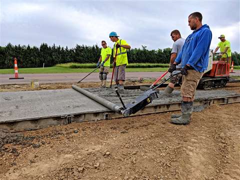 The Batt Screed 6000 from Curb Roller
