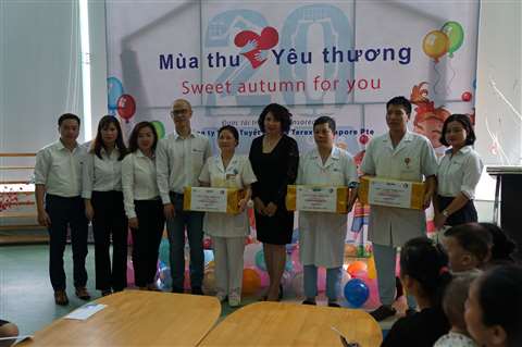 Three pediatric pumps were donated to the hospital