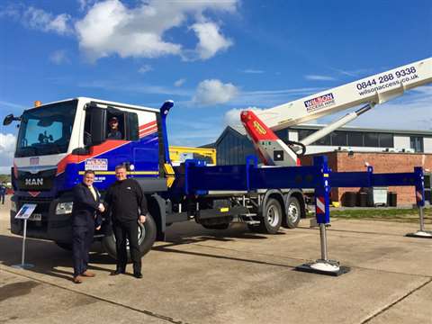 Wilson Access' second Palfinger P570.