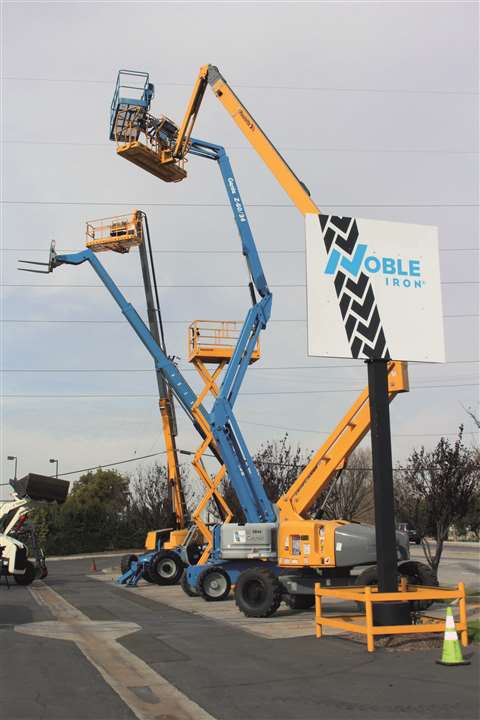 Noble iron sign and haulotte