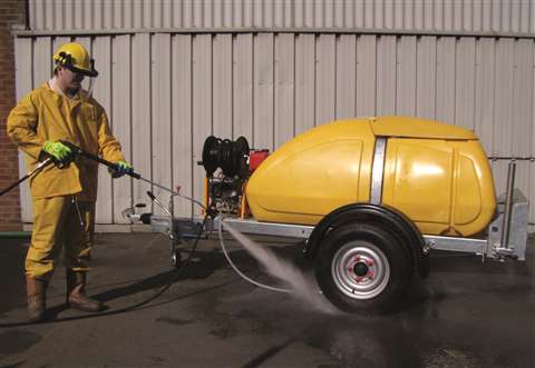MSM Bowser Pressure Washer Action