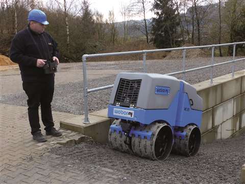 Weber's new trench roller includes remote control functionality