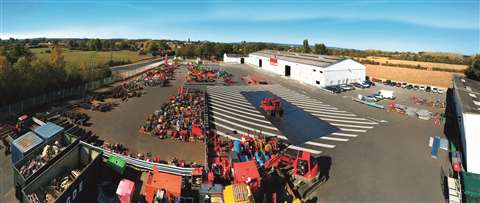 View over Loxam’s Equipment Recycling Centre